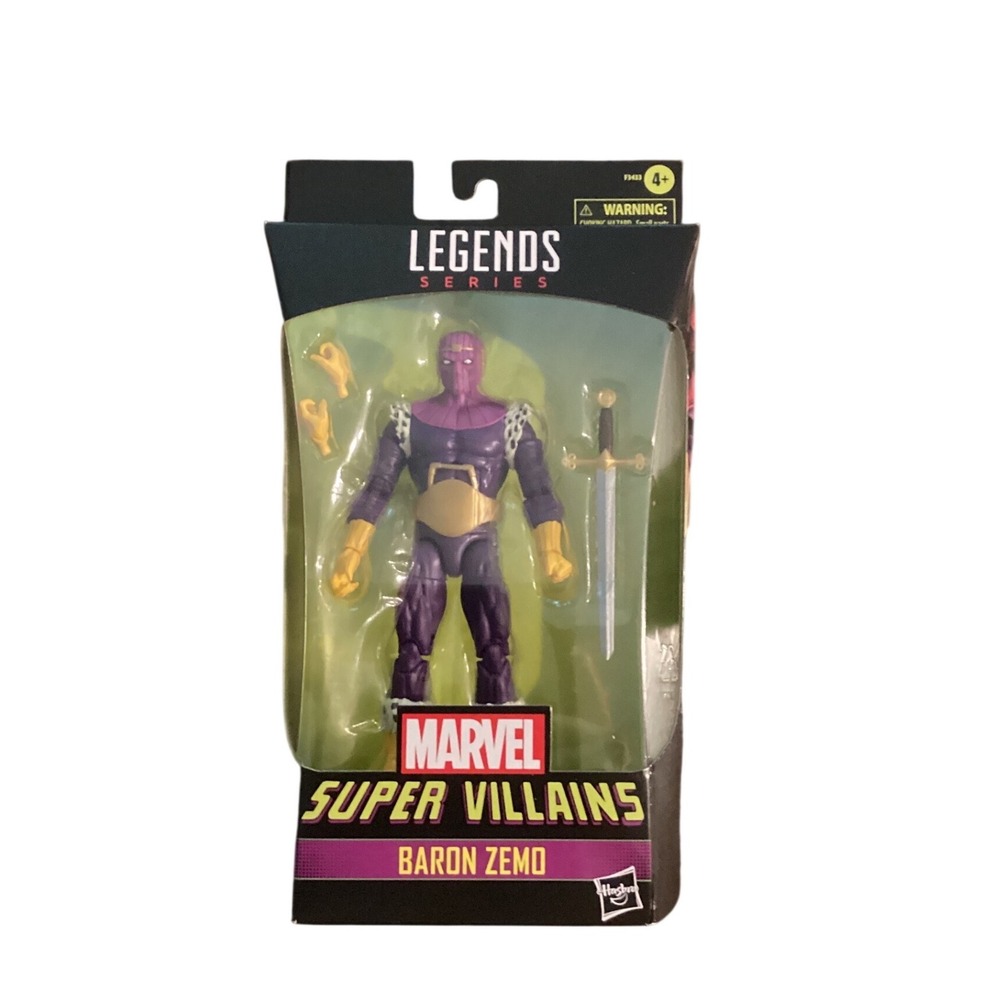 Marvel Legends Super Villains Baron Zemo Action Figure Hasbro F3433 New
